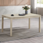 Antique Gray Finish Beautiful Dining Table 1pc Wooden Furniture, Contemporary Formal