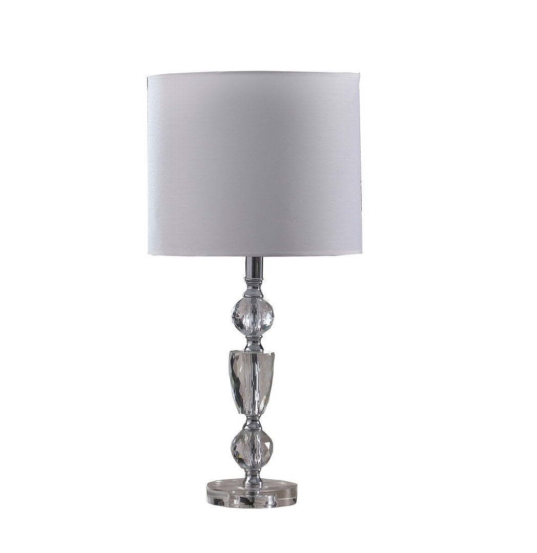 23.5' In Cale Cut-Crystal Modern Table Lamp