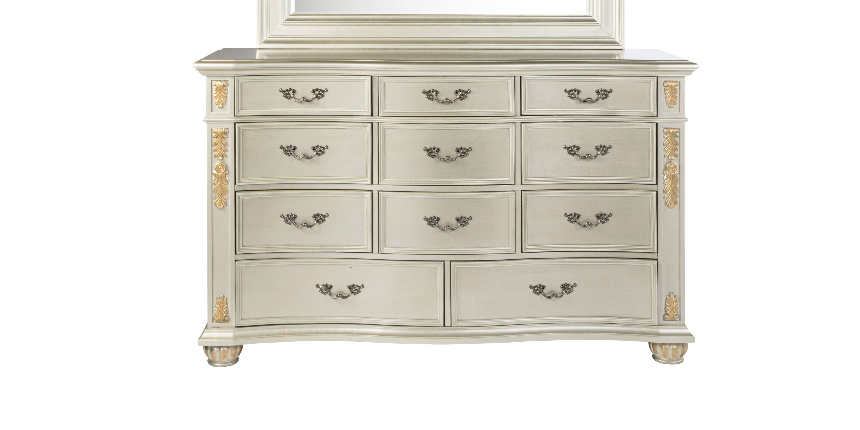 Lyon G07103-D Dresser , Silver Champagne