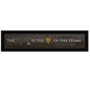 'Kitchen is the Heart of the Home' By Trendy Decor 4U, Ready to Hang Framed Print, Black Frame