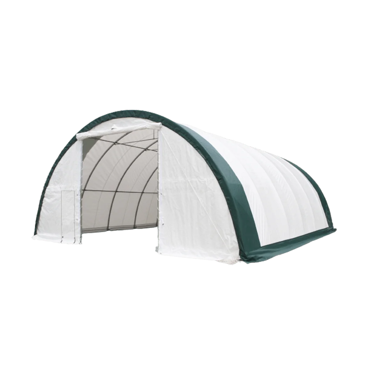 Single Truss Arch Storage Shelter W30'xL65'xH15' 11oz PE