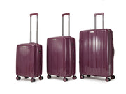 Luggage Sets 3 Piece,Luggage Set PP Material Travel Suitcase Set With Spinner Wheels for Men Women, 20''/24''/28''