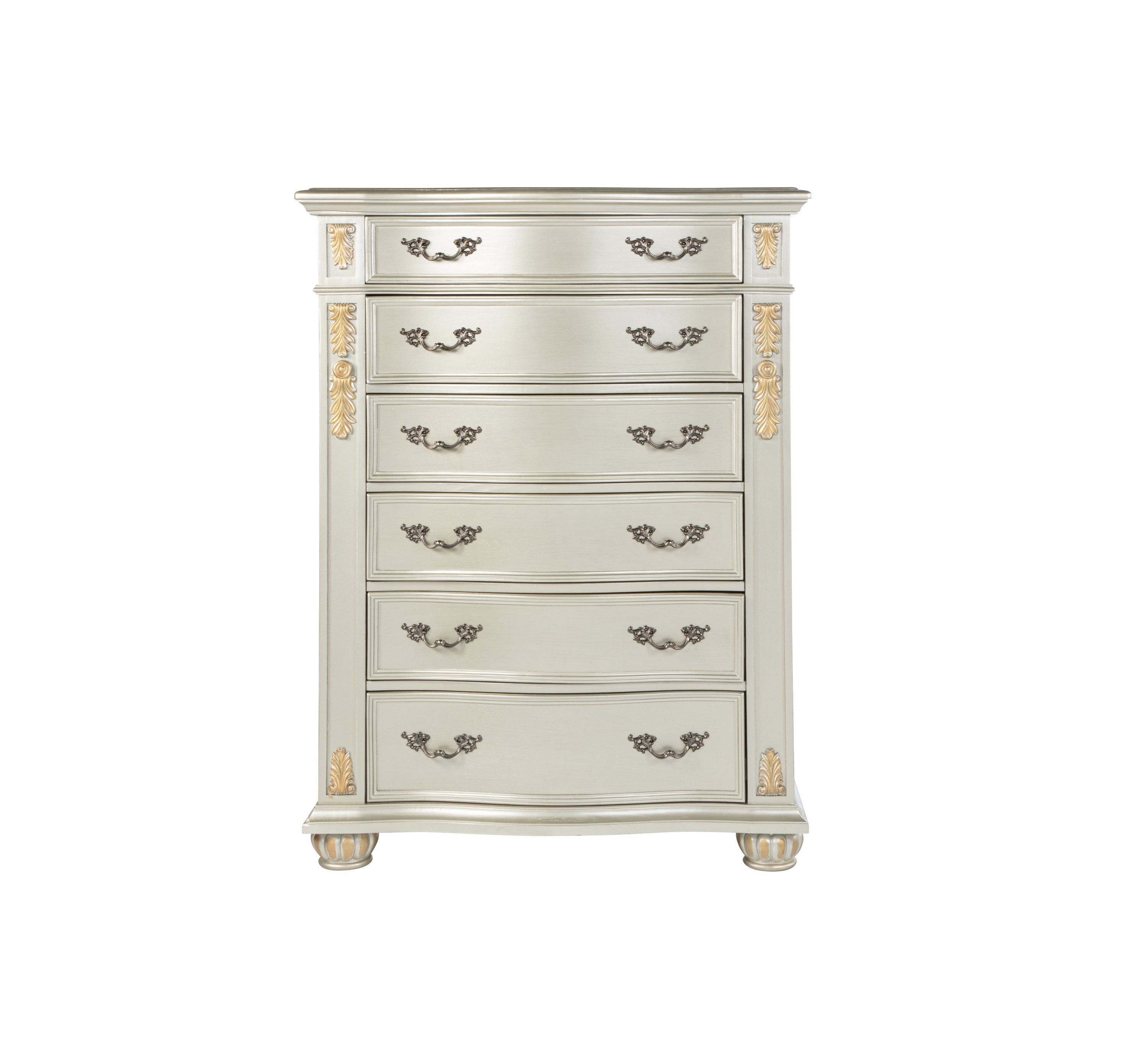 Lyon G07103-CH Chest , Silver Champagne