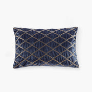 Oblong Decor Pillow Navy 22x15'