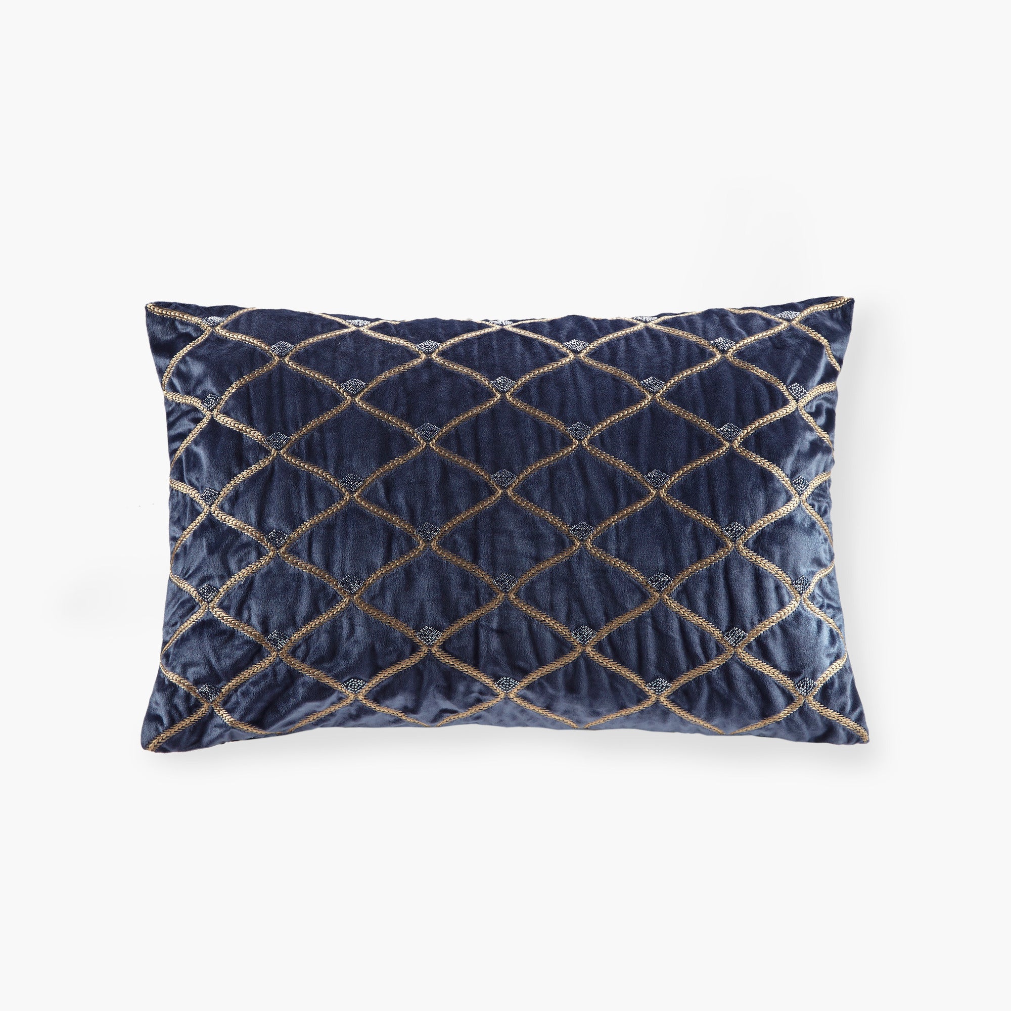 Oblong Decor Pillow Navy 22x15'