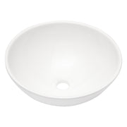 Modern European 16'x16' White Ceramic Vessel Bathroom Sink with Easy Installation