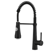 LED Commercial Kitchen Faucet with Pull Down Sprayer, Single Handle Single Lever Kitchen Sink Faucet