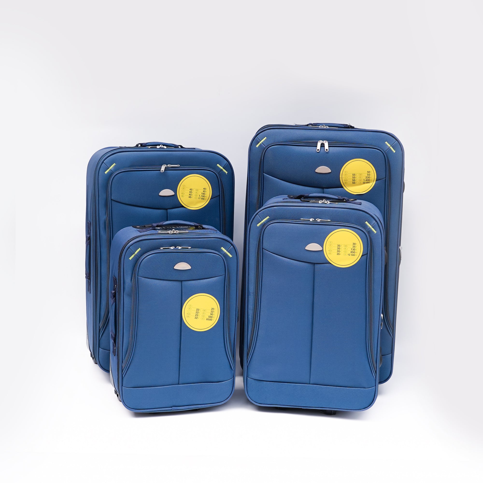 (20+24+28+32) 4-piece suitcase, suitcase blue