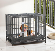 Heavy Duty Dog Crate Metal Cage Kennel