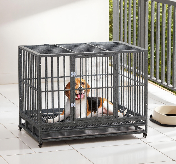 Heavy Duty Dog Crate Metal Cage Kennel