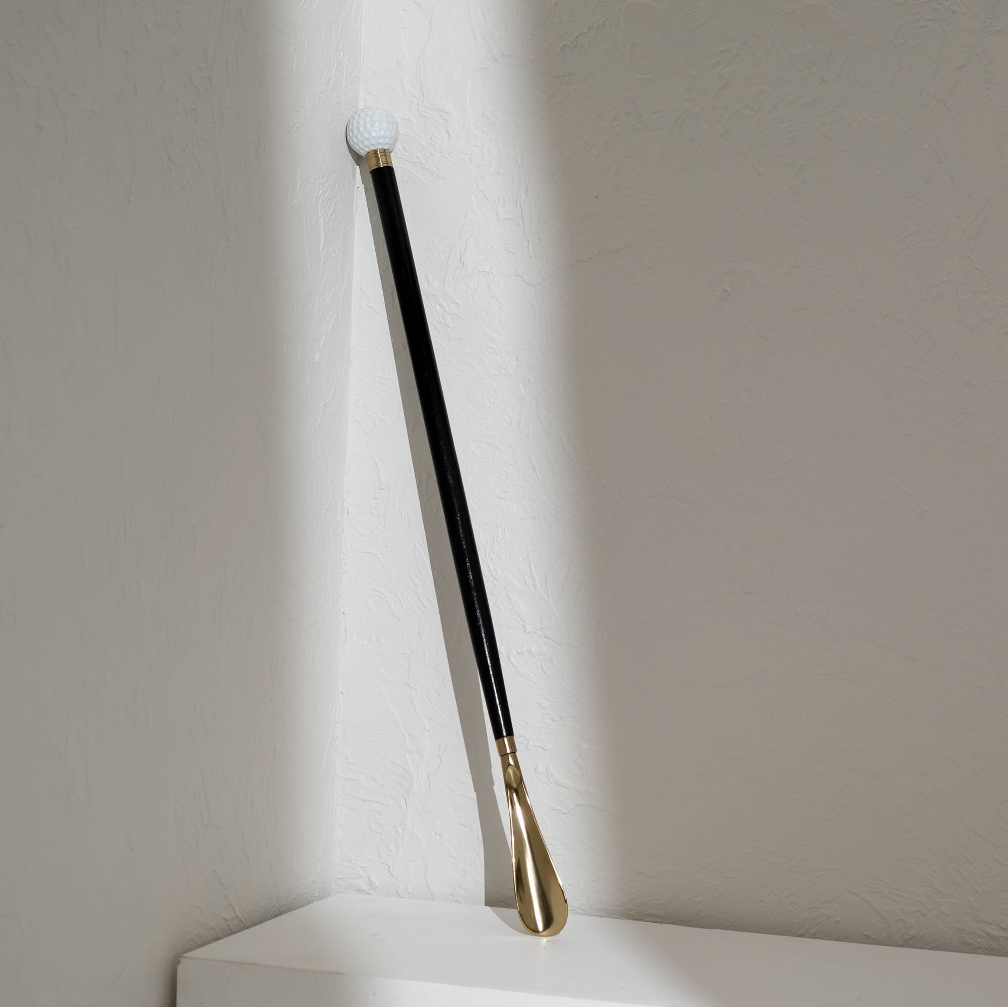 Metal handle Wooden Long Shoe horn-29'