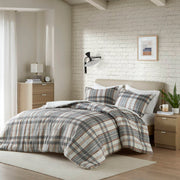 Plaid Duvet Cover Set Twin/Twin XL