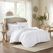 King/Cal King 4 Piece Microfiber 2-in-1 Duvet Set