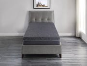 11-inch Twin Size Bed Mattress Gel-Infused Memory Foam Hybrid Mattress, Dark Gray, Mattress in a Box