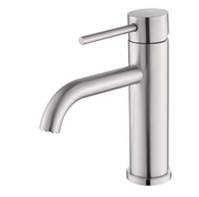 Single Handle Bathroom Faucet Lavatory Faucet Stainless Steel Single Hole-T10, Brushed Nickel