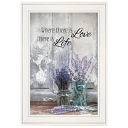 'Where There is Love' by Lori Deiter, Ready to Hang Framed Print, White Frame