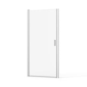 Goodyo 34'x72' Pivot Shower Door, 1/4 inch Thick Tempered Glass, Chrome Finish, Semi-Frameless Design