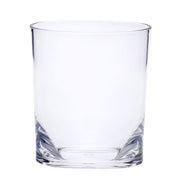 Leading Ware Oval Halo Acrylic Glasses Set of 4 DOF, Clear, BPA Free, 12oz Plastic Drinkware