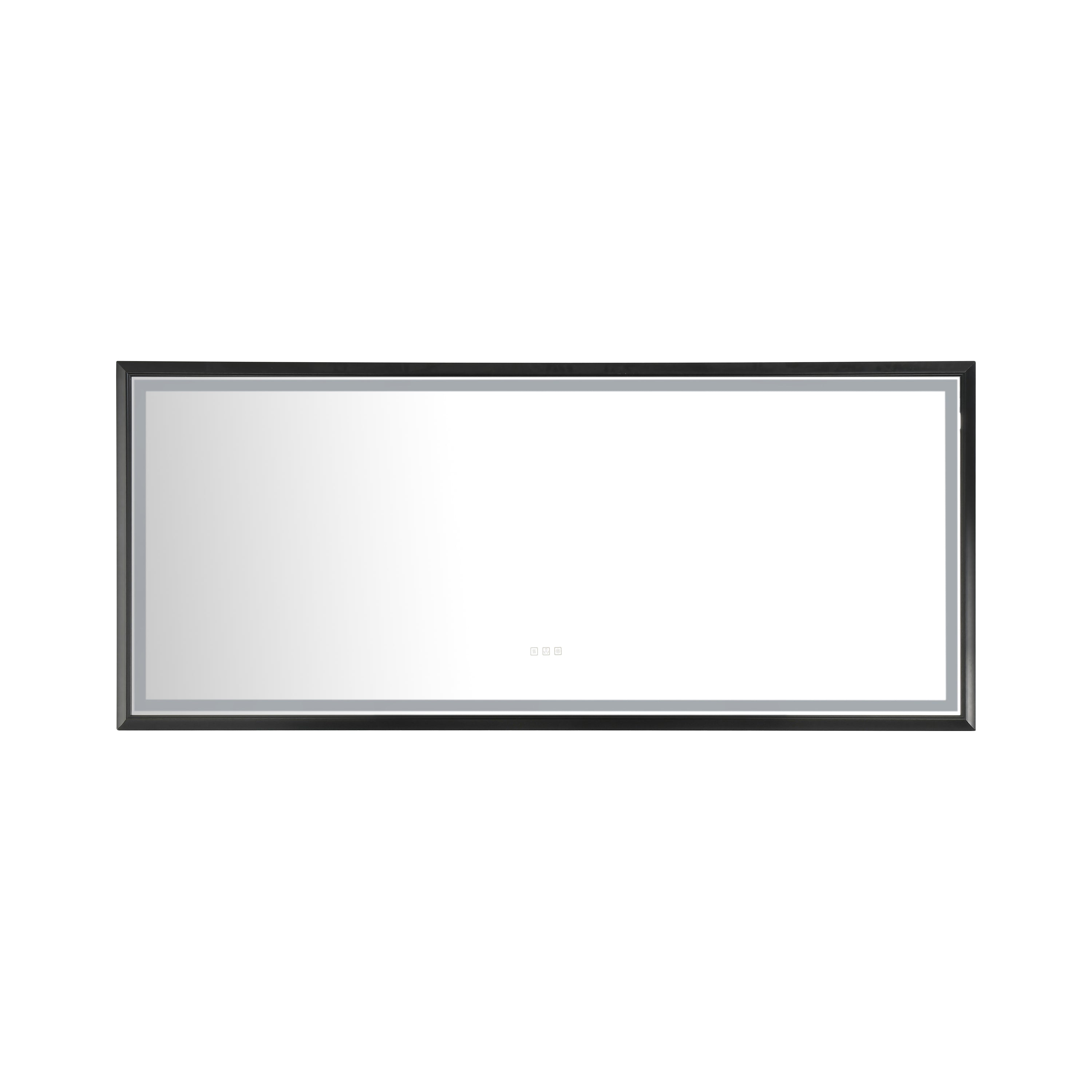 88 in. W x 38 in. H Super Bright Led Bathroom Mirror with Lights, Metal Frame Mirror Wall Mounted Lighted Vanity Mirrors for Wall, Anti Fog Dimmable Led Mirror for Makeup