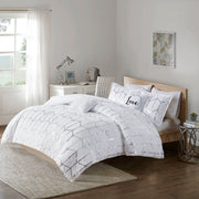Twin/Twin XL Metallic Printed Comforter Set
