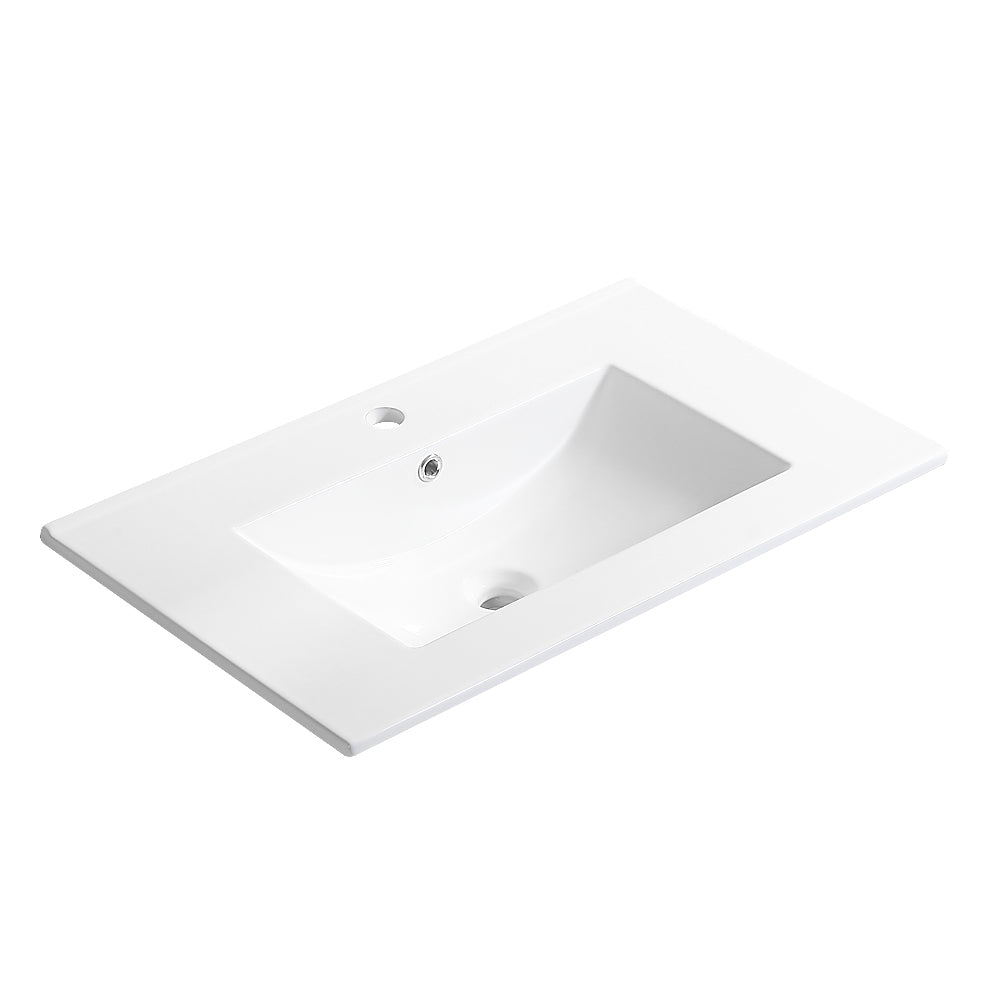 48' Bathroom Vanity Ceramic Sink