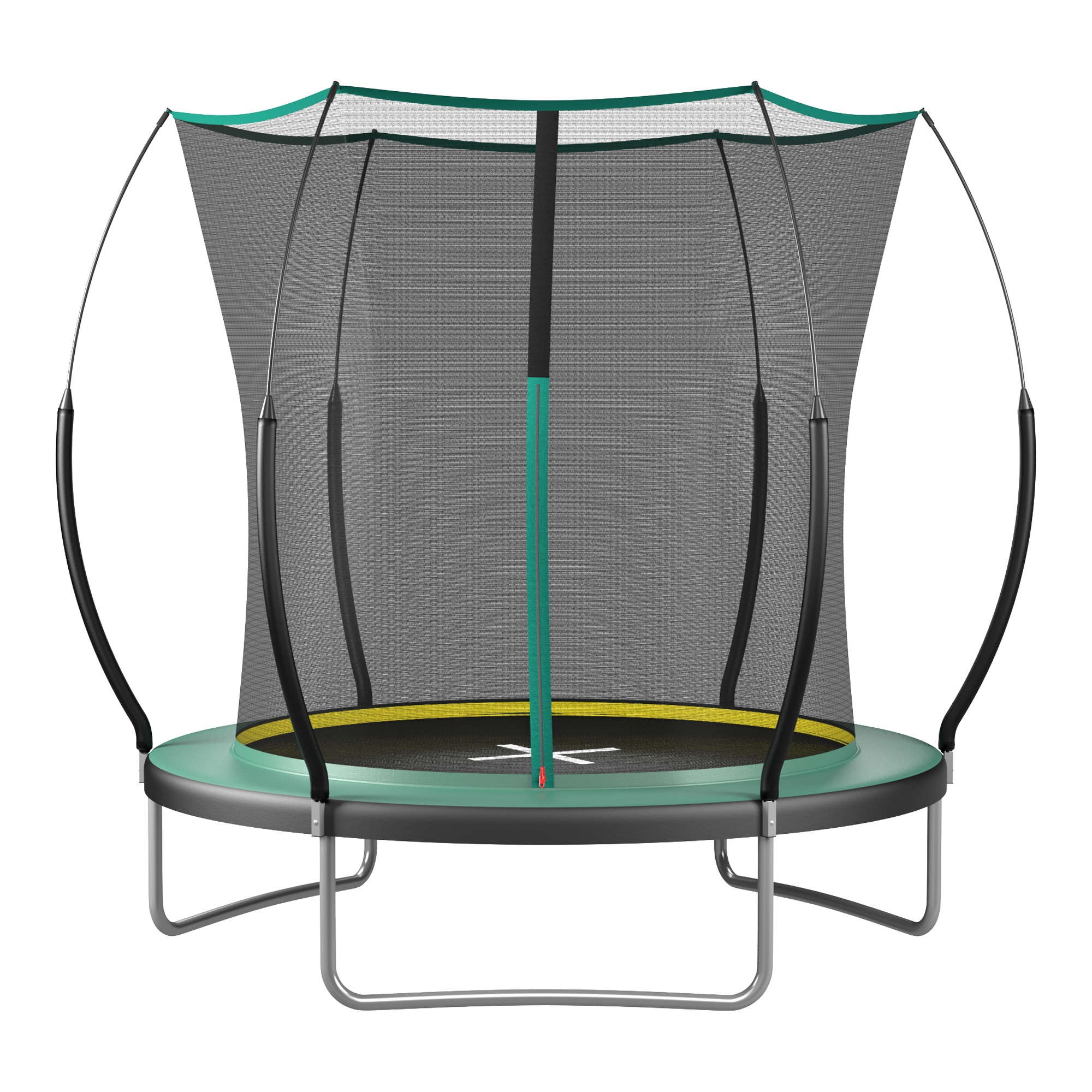 YC 8FT Springfree no Gap Trampoline- Green