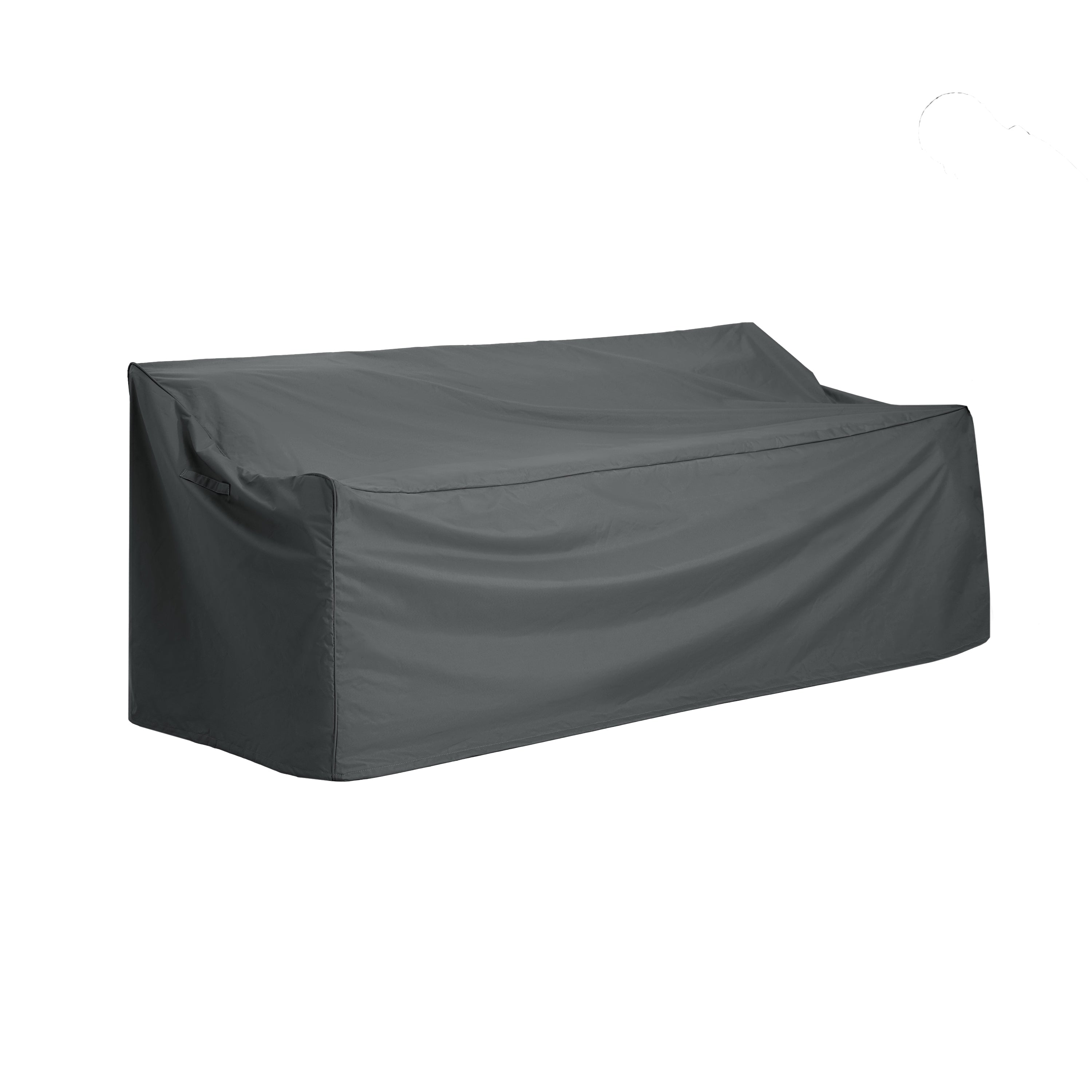 Shield Patio Outdoor 3 Seater Sofa Cover Dark Gray Fabric 88x36x35 inches