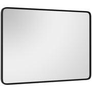 30 x 22 Inch Wall Mirror, Aluminum Frame Rectangular Wall Mirrors Decorative Mirror, 5-Layer Float Technology Mirror for Home Decor, Bathroom, Corner Hangs (Horizontal/Vertical)
