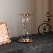 Decorative Aluminium Frame Sand Timer-Hourglass-6.25X6.25X11'