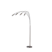 72' Kiery 4 Arm Aluminum Led Arc Floor Lamp