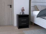 Greter 24'  Two-Drawer Night Stand  With open shelf