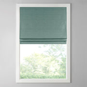 Printed Faux Silk Room Darkening Cordless Roman Shade