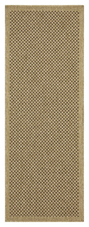Earth GC_NTL1005 Jute/Mocha 2 ft. 7 in. x 7 ft. 3 in. Indoor/Outdoor Area Rug