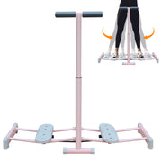Ski Machine Foldable, Simulated Ski Trainer with 4-Level Adjustable Non-Slip Pedal Armrest, Pelvic Floor Muscle Trainer for Home