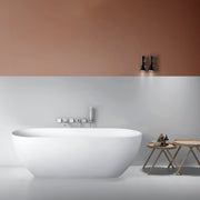 68.9 inch freestanding solid surface soaking bathtub for bathroom