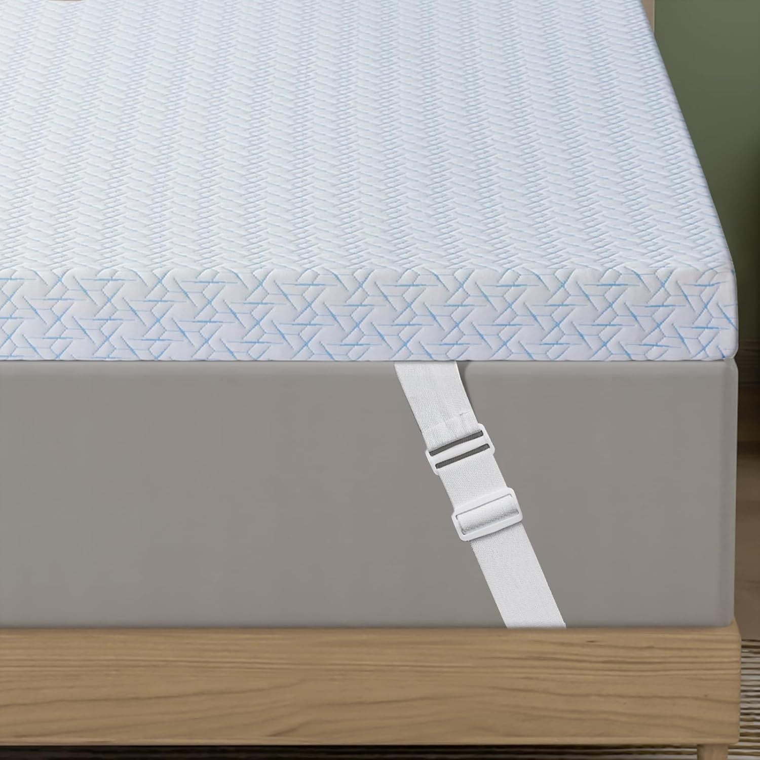 4 Inch Mattress Topper Full - Cool Gel Memory Foam Mattress Topper, Extra Firm Bed Topper, CertiPUR-US Certified