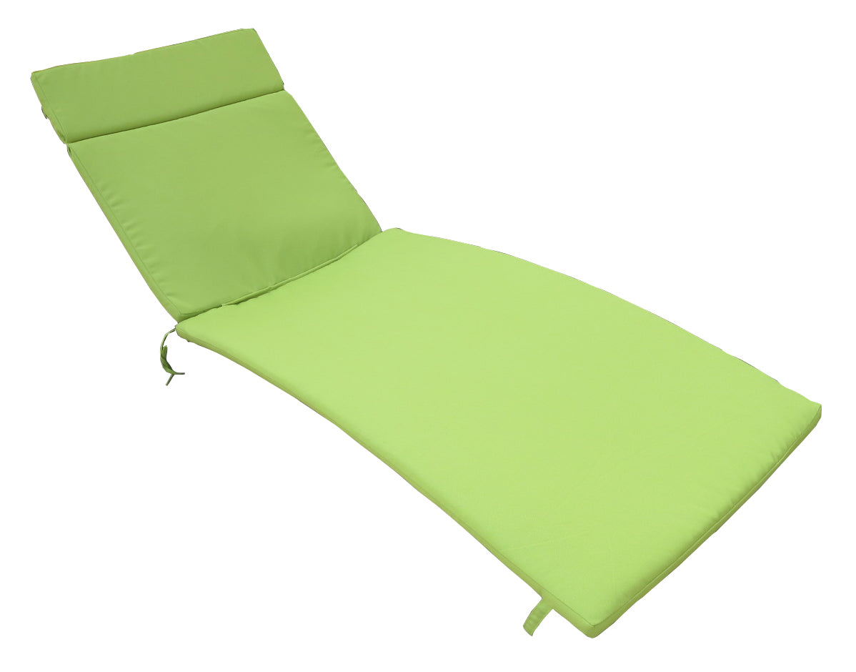 52005.00CUSH-GRN (1PCS) SALEM Outdoor Chaise Lounge Cushion (without Chaise Lounge)