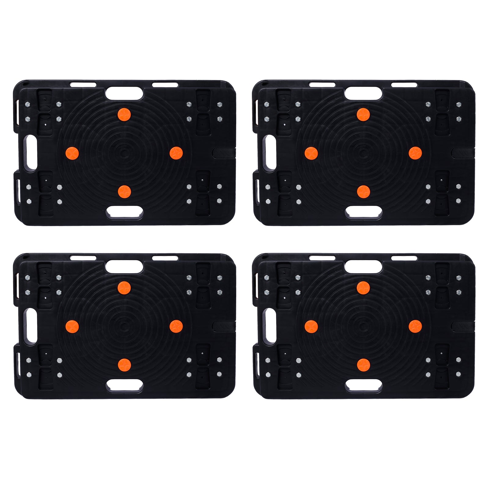 4Pcs Moving Dolly, Heavy Duty Furniture Rolling Mover, Interlocking Moving Dolly with 4 Wheels for Couch Boxes Heavy Items, 23.6 x 15.7 inch 330 Lbs Capacity Each Count