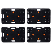 4Pcs Moving Dolly, Heavy Duty Furniture Rolling Mover, Interlocking Moving Dolly with 4 Wheels for Couch Boxes Heavy Items, 23.6 x 15.7 inch 330 Lbs Capacity Each Count