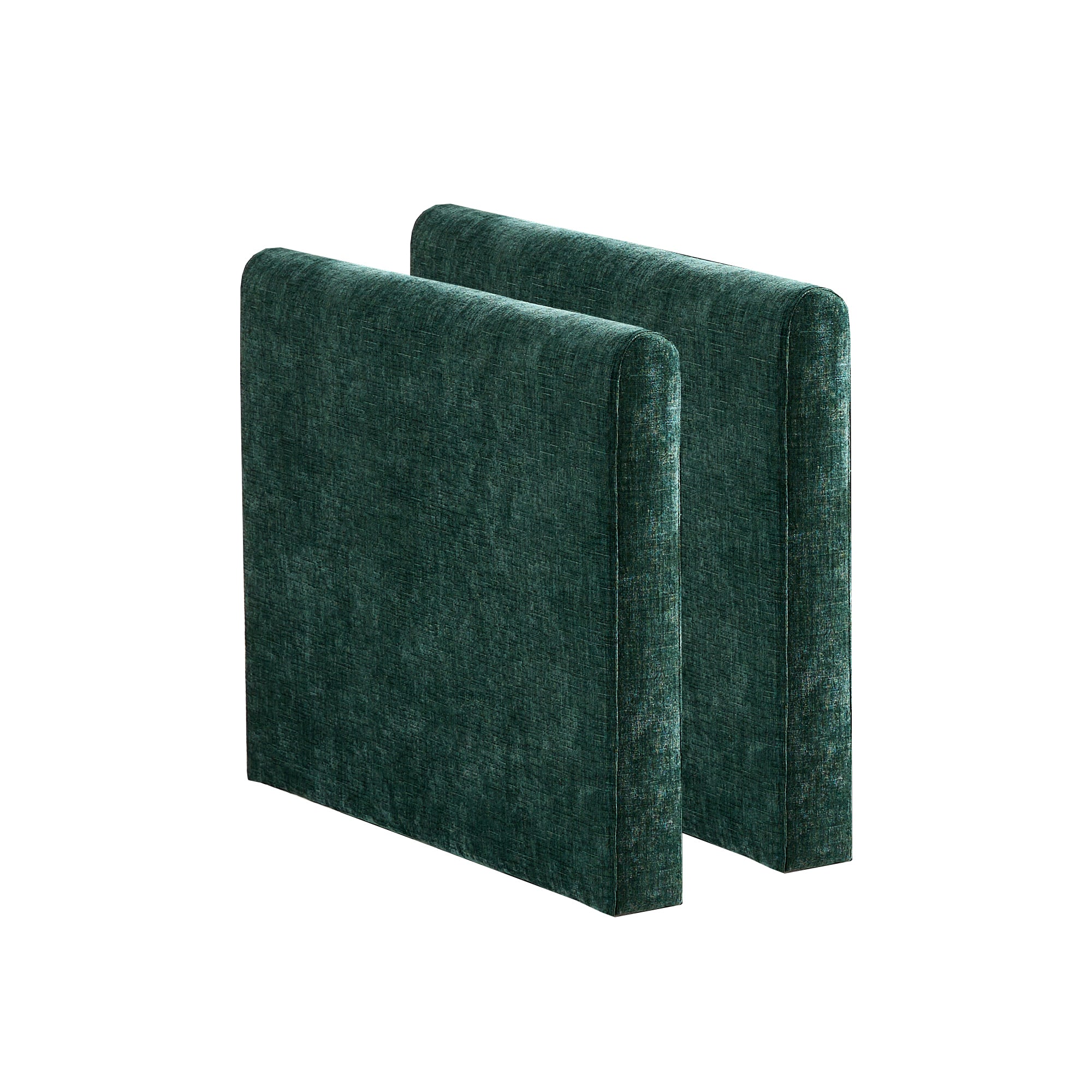 Cloud Sofa Armrests only, Modern Sectional Couch, for Living Room Bedroom and Apartment, Comfy Double Layer Upholstered Seat Cushion, Breathable Chenille Fabric, Green