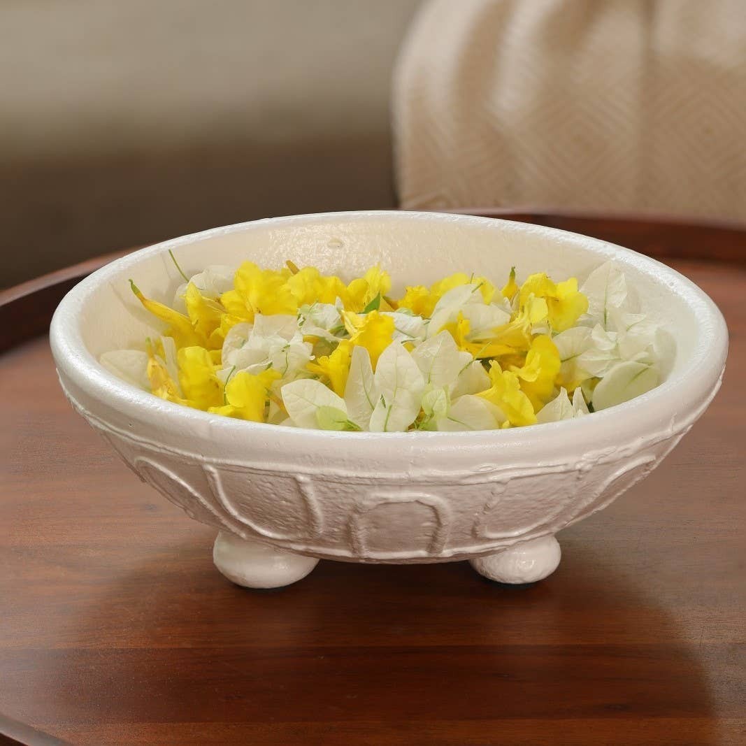 Home Décor Organic Pattern Terracotta Bowl – Stylish & Rustic Accent for Any Space