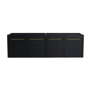 60 Inch Wall-mounted Bathroom Vanity (Only the Cabinet Body, No Top Sink)-BVB09160BCT