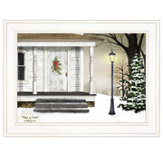 'Peace on Earth' by Billy Jacobs, Ready to Hang Framed Print, White Frame