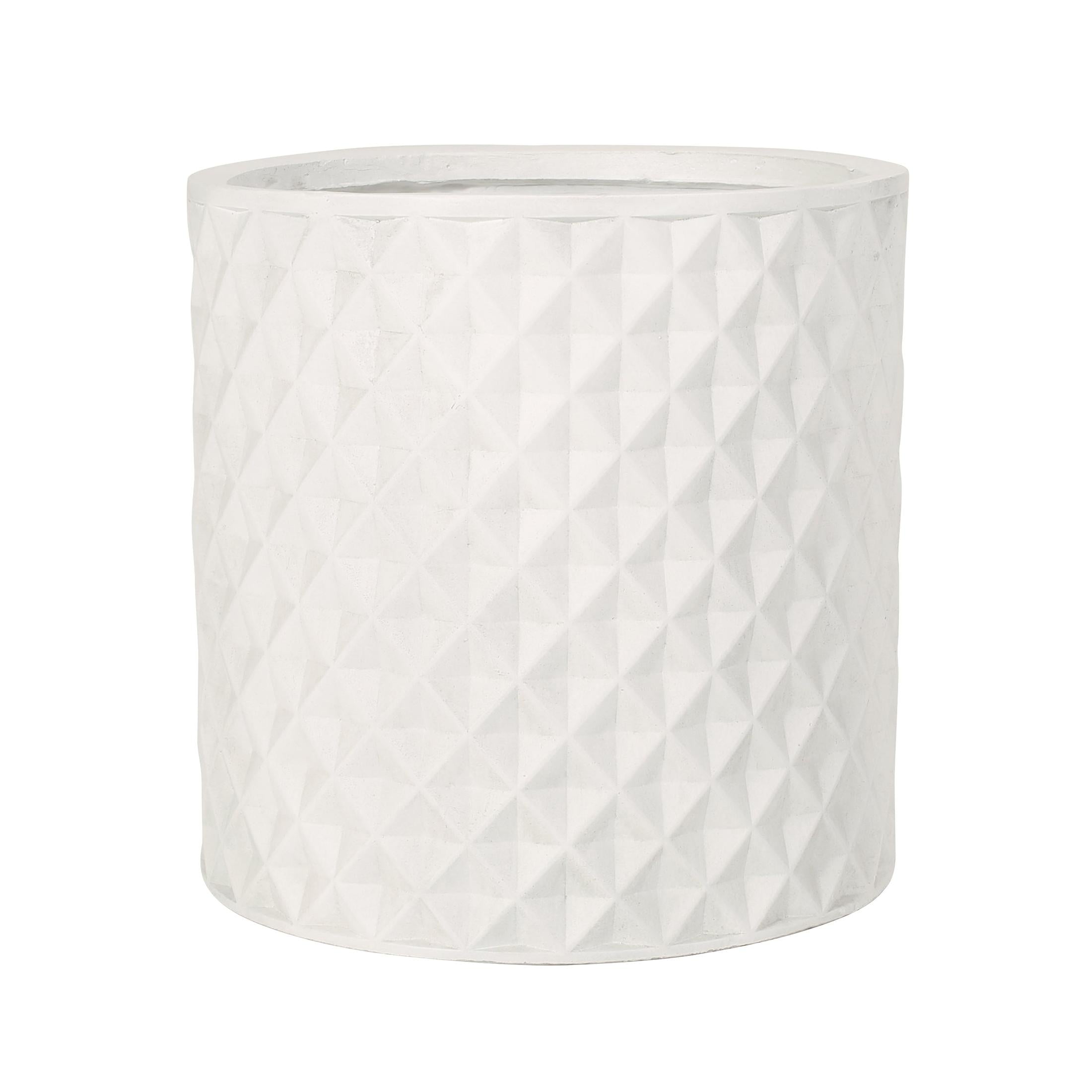 15.75-inch MGO Planter in Antique White