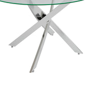 AC140 L-SS Stainless steel table leg