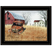 'Granddad's Old Truck' By Billy Jacobs, Ready to Hang Framed Print, Black Frame