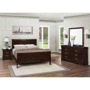 Bruno Cappuccino 4-piece Queen Bedroom Set