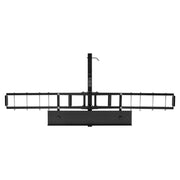 Motorcycle Carrier, 600 LBS Steel Motorcycle Carrier Hitch Mount with Loading Ramp, Scooter Dirt Bike Trailer Hauler with Ratchet Straps and Stabilizer, for Car, Truck with 2' Hitch Receiver