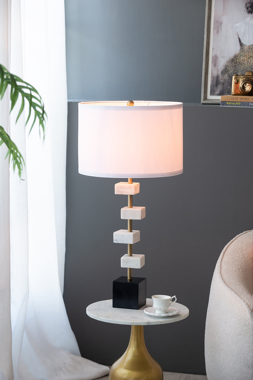 D15x30' Table Lamp (Lamp Shade Assembly Required)