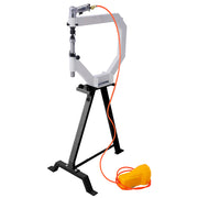 Pneumatic Planishing Hammer, 19.6' Throat Power Hammer Blacksmithing, Planishing Hammer With Steel Frame Stand and Foot Pedal, For Metal Fabrication & Car Restoration